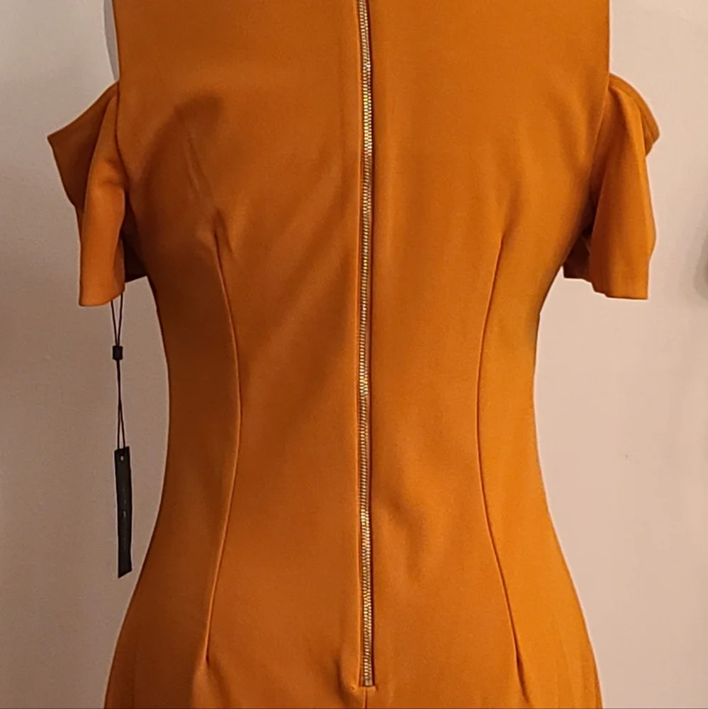 NWT Tommy Hilfiger size 8 rust color dress - Picture 4 of 8